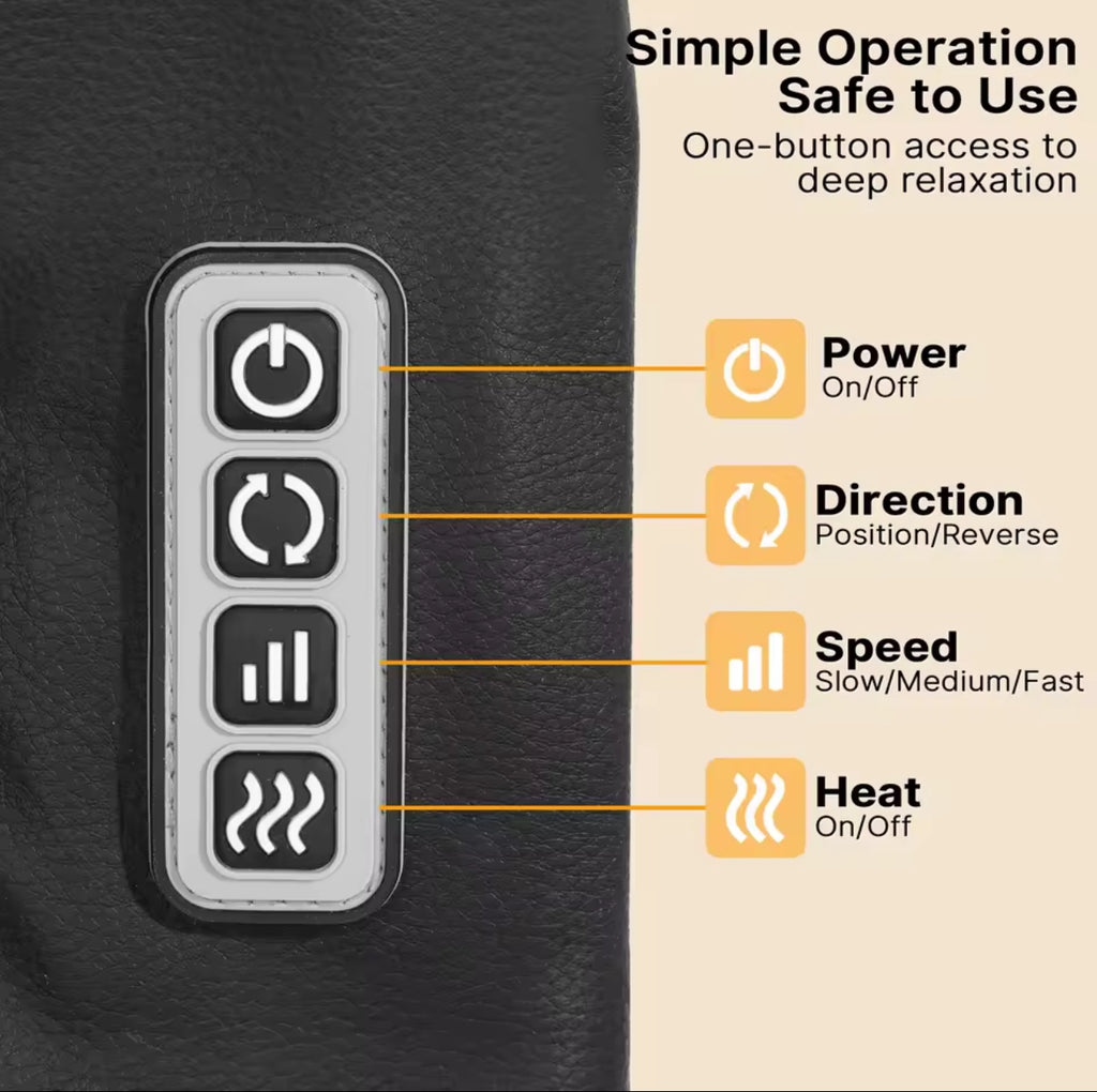 Heated Back And Neck Massager