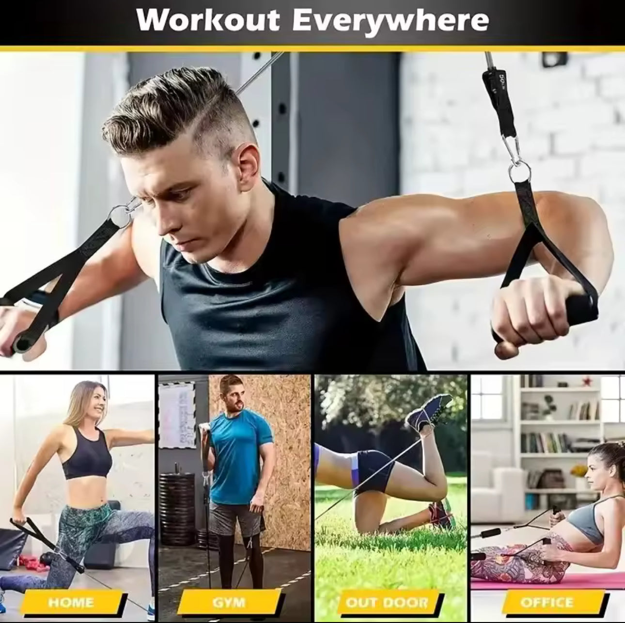 11pcs Resistance Bands Set